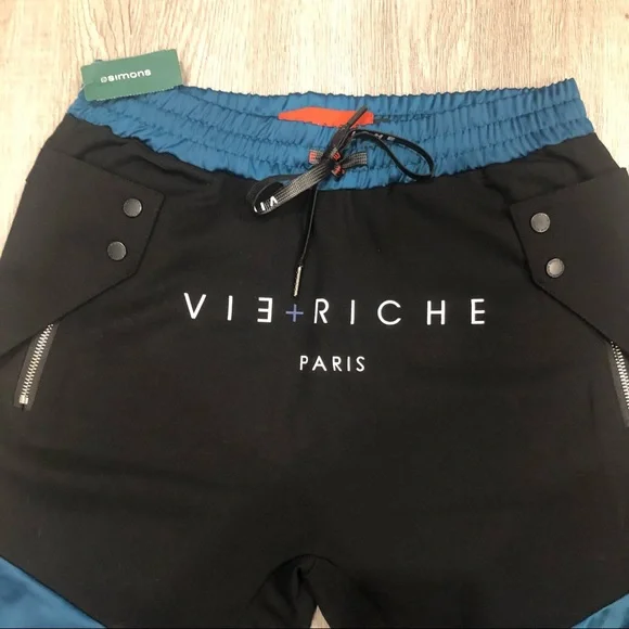 VIE RICHE PARIS Big Logo Joggers Size Medium NWT - Picture 4 of 11